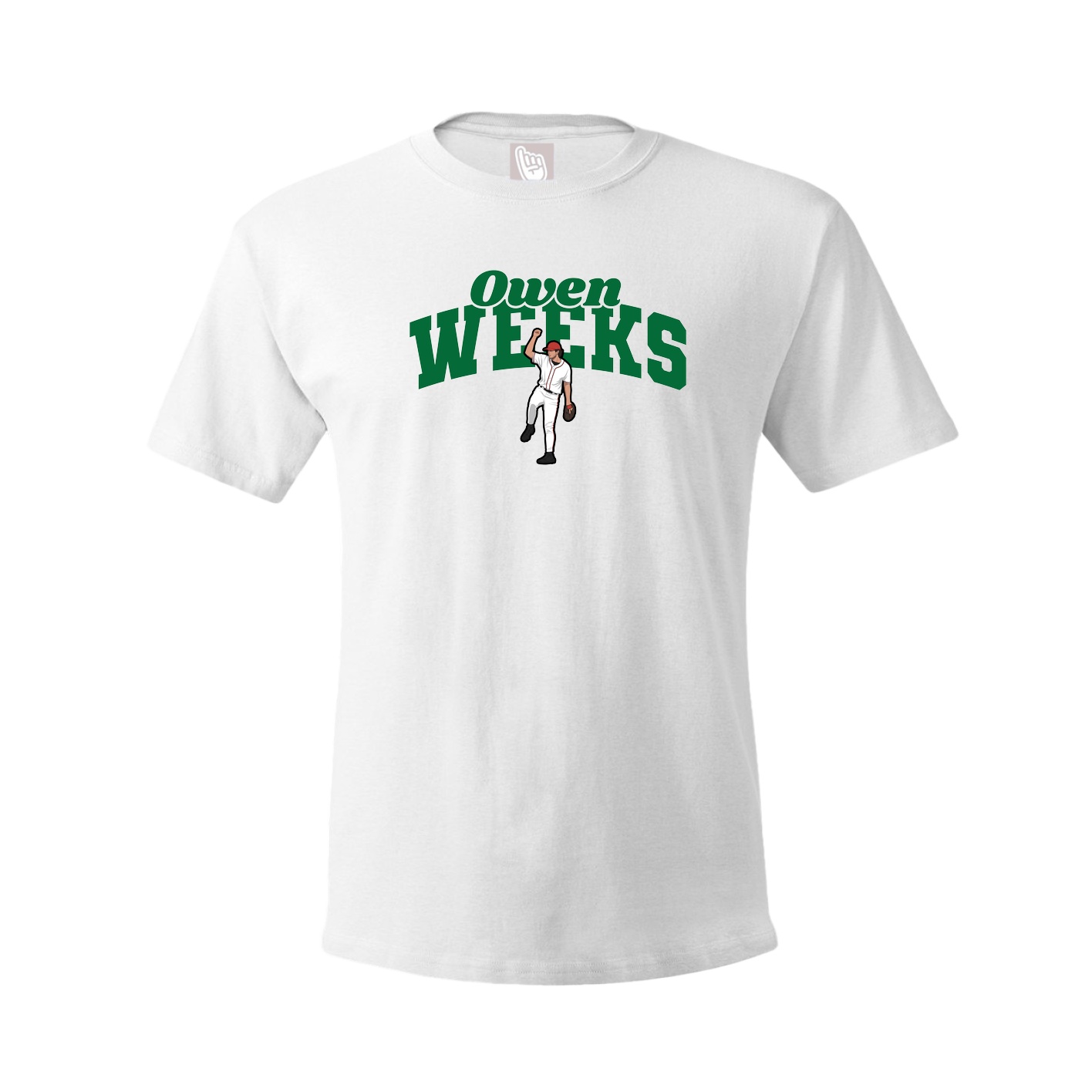 Youth Tee — Signature Arch in White