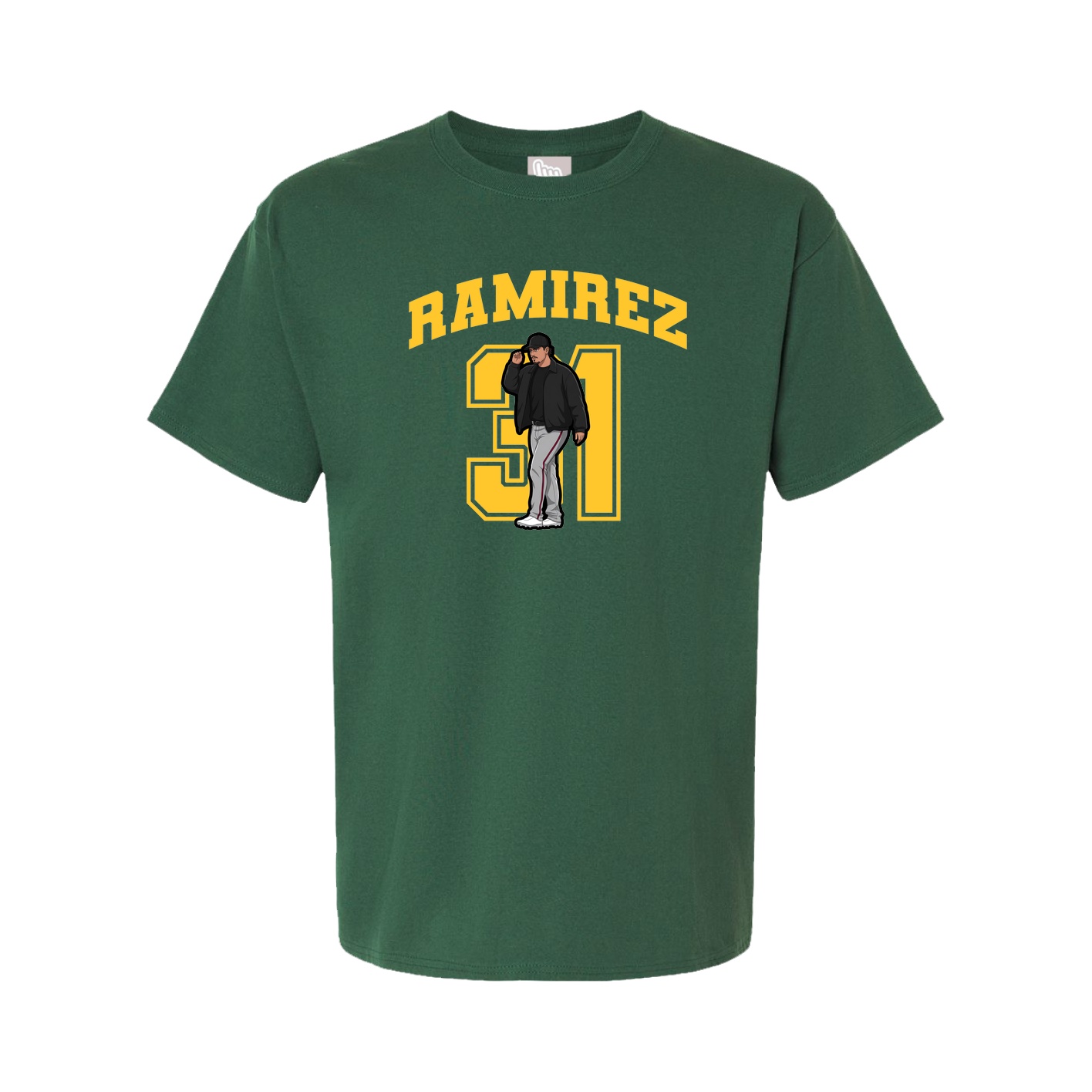 Tee — Number in Green