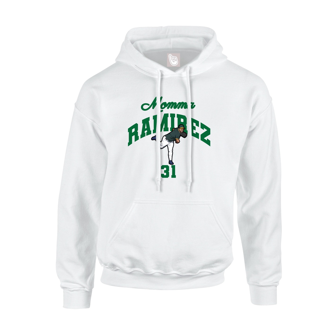 Youth Hoodie — Mothers Day Arch in White