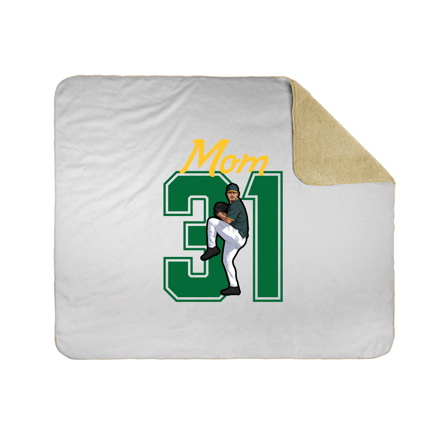 Throw Blanket — Mothers Day Shirsey in White