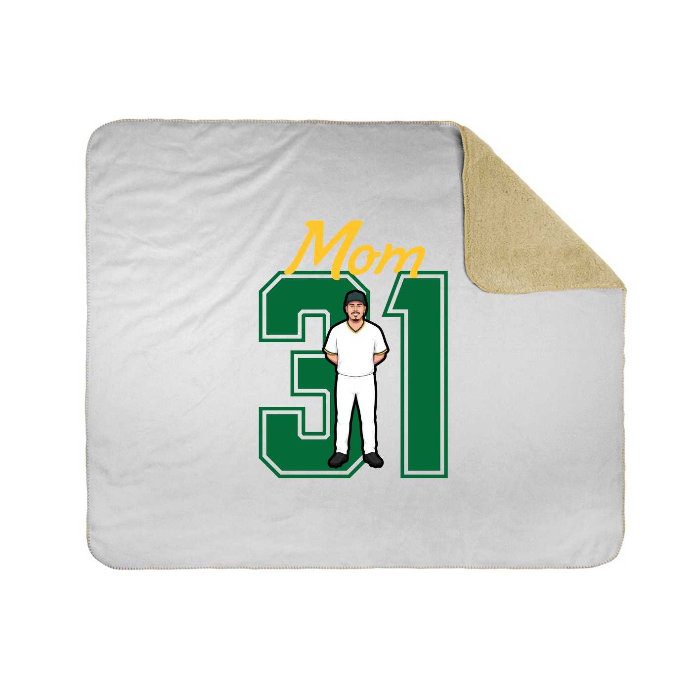 Throw Blanket — Mothers Day Shirsey in White