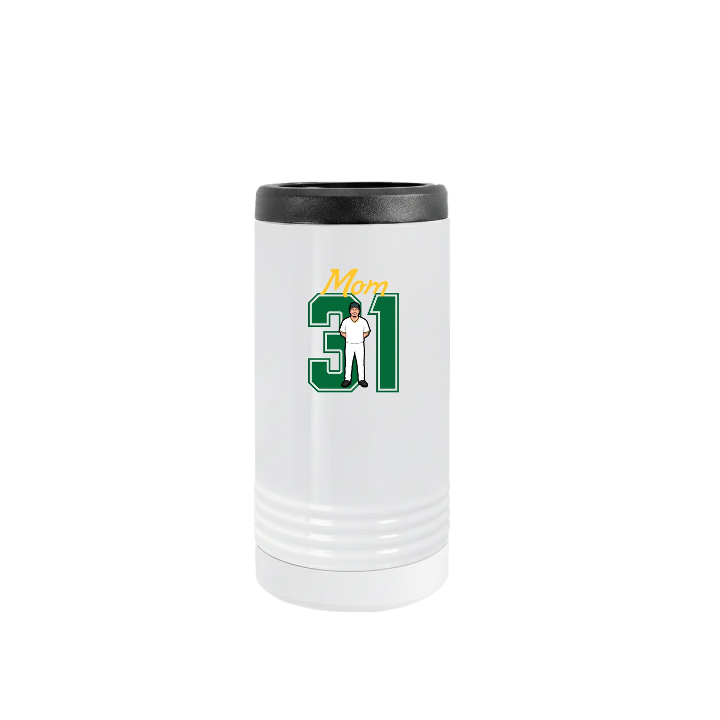 Slim Beverage Holder — Mothers Day Shirsey in White