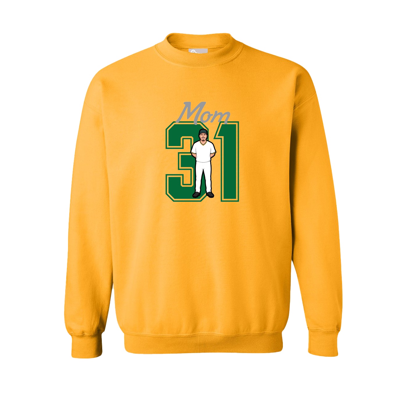 Fleece Crew — Mothers Day Shirsey in Gold