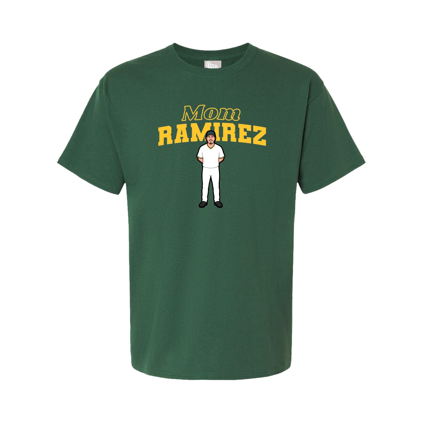 Youth Tee — Mothers Day Block in Green
