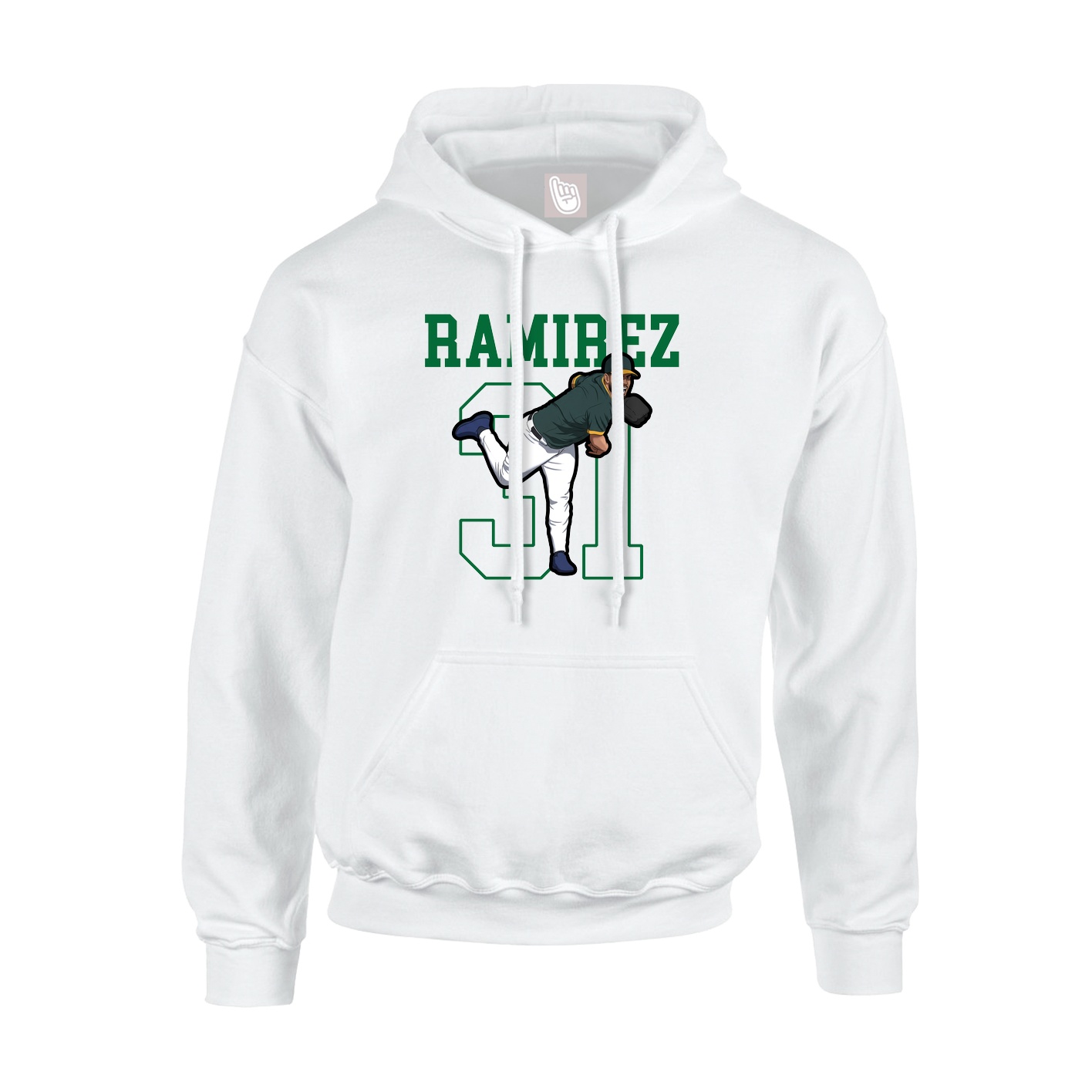 Hoodie — Shirsey in White