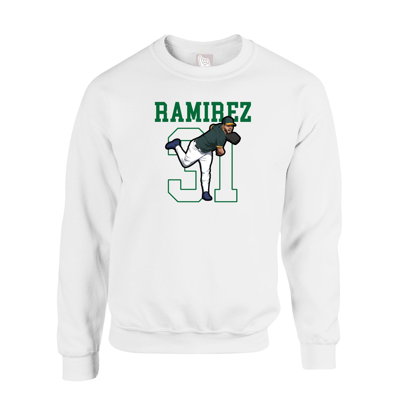 Fleece Crew — Shirsey in White