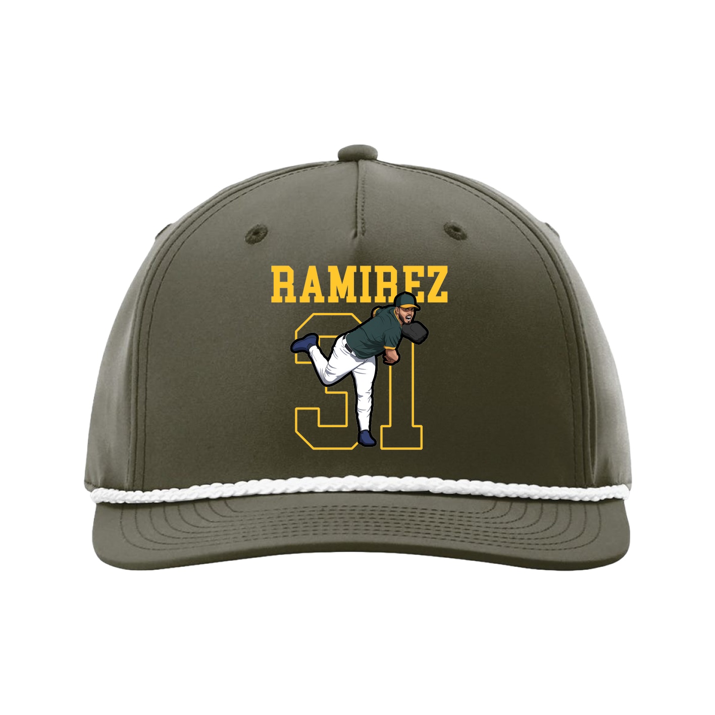 Five-Panel Classic Rope Cap — Shirsey in Green