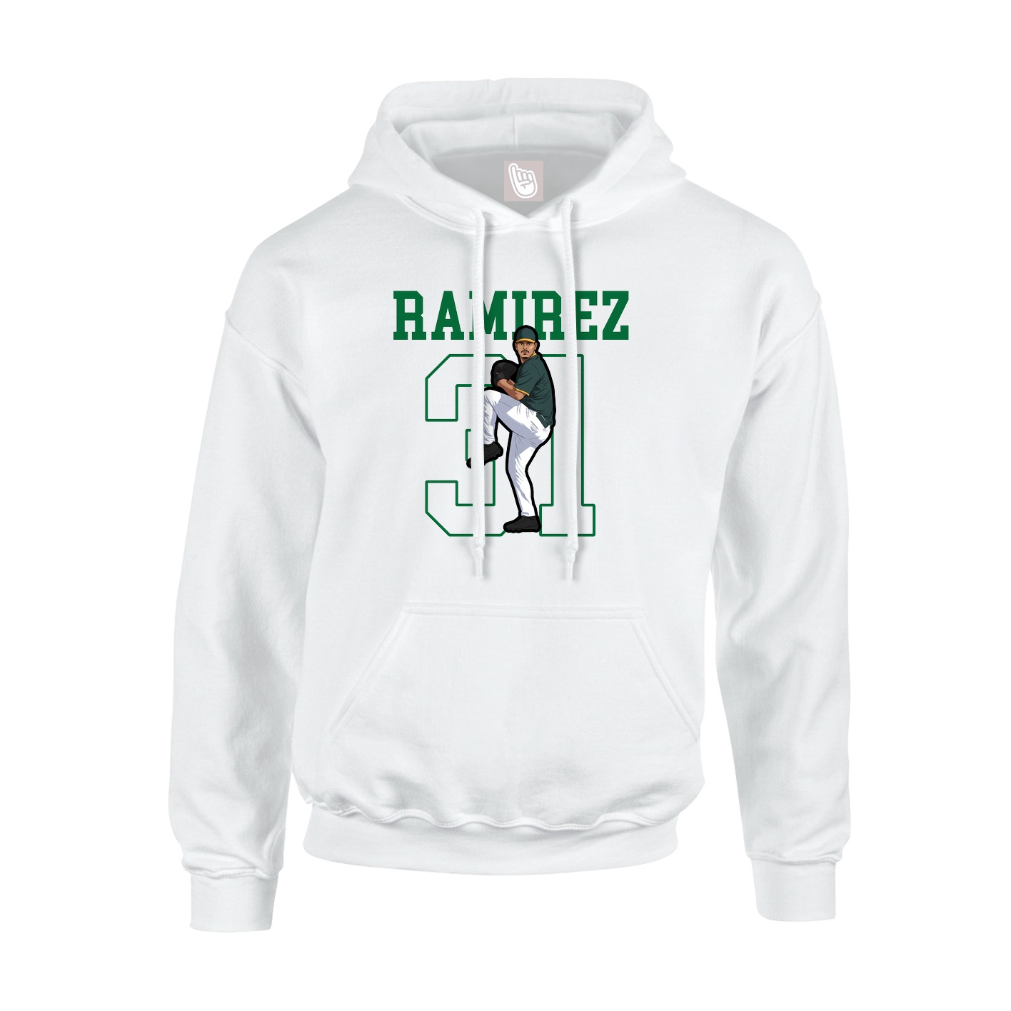 Hoodie — Shirsey in White