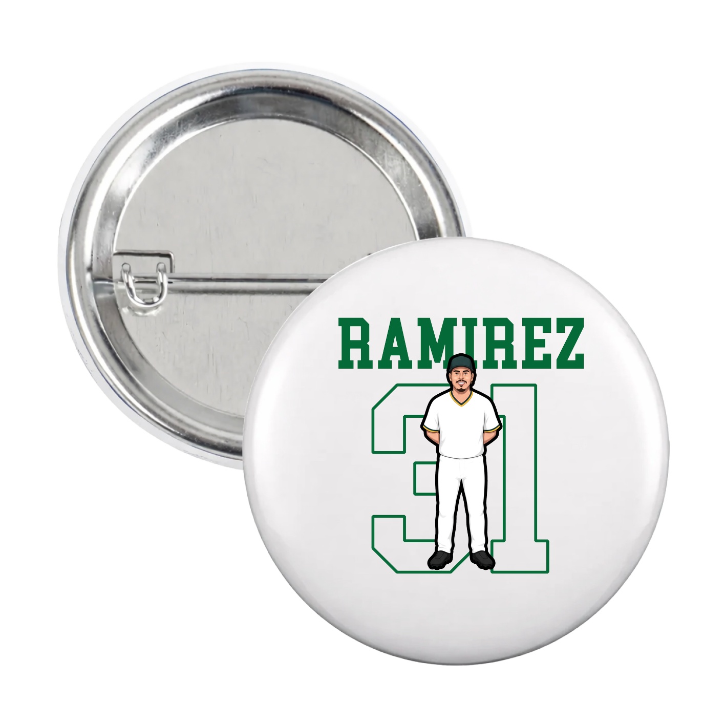 Game Day Button — Shirsey in White