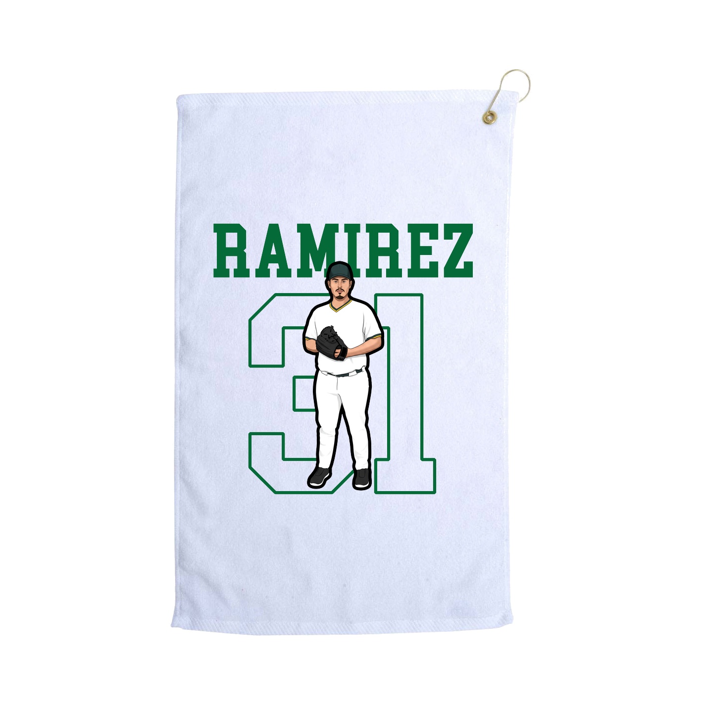 Golf Towel — Shirsey in White