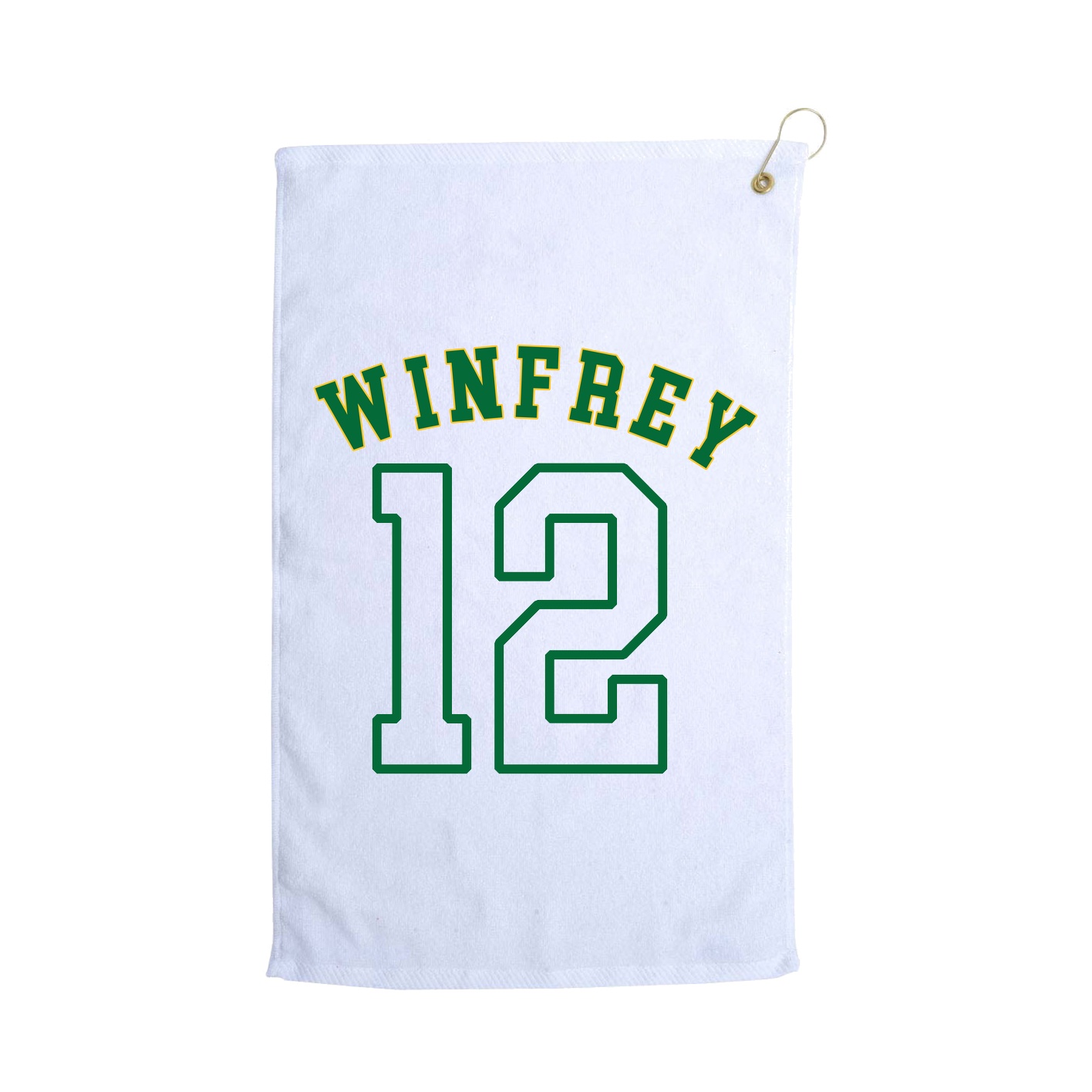 Golf Towel — Shirsey Arch in White