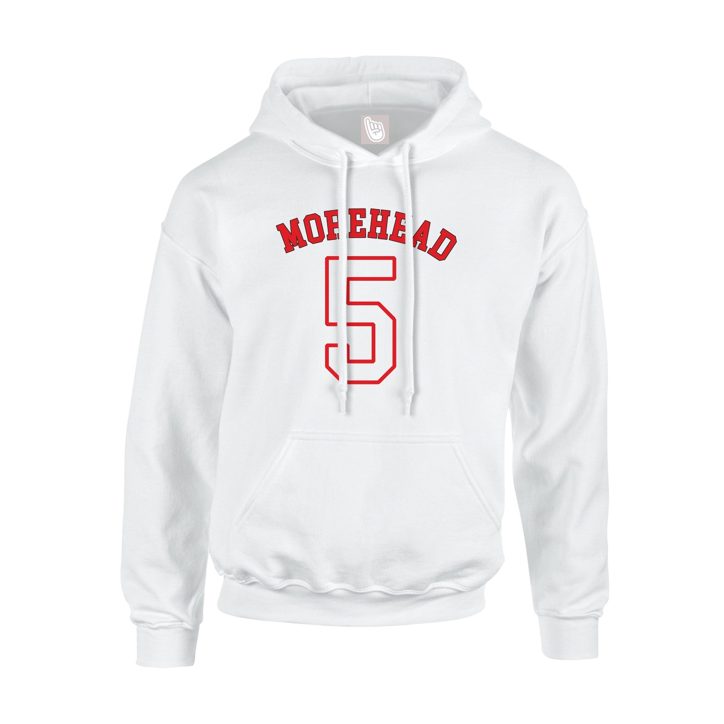 Hoodie — Shirsey Arch in White