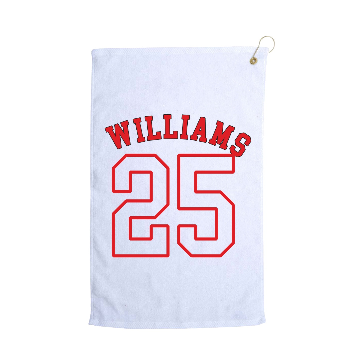 Golf Towel — Shirsey Arch in White