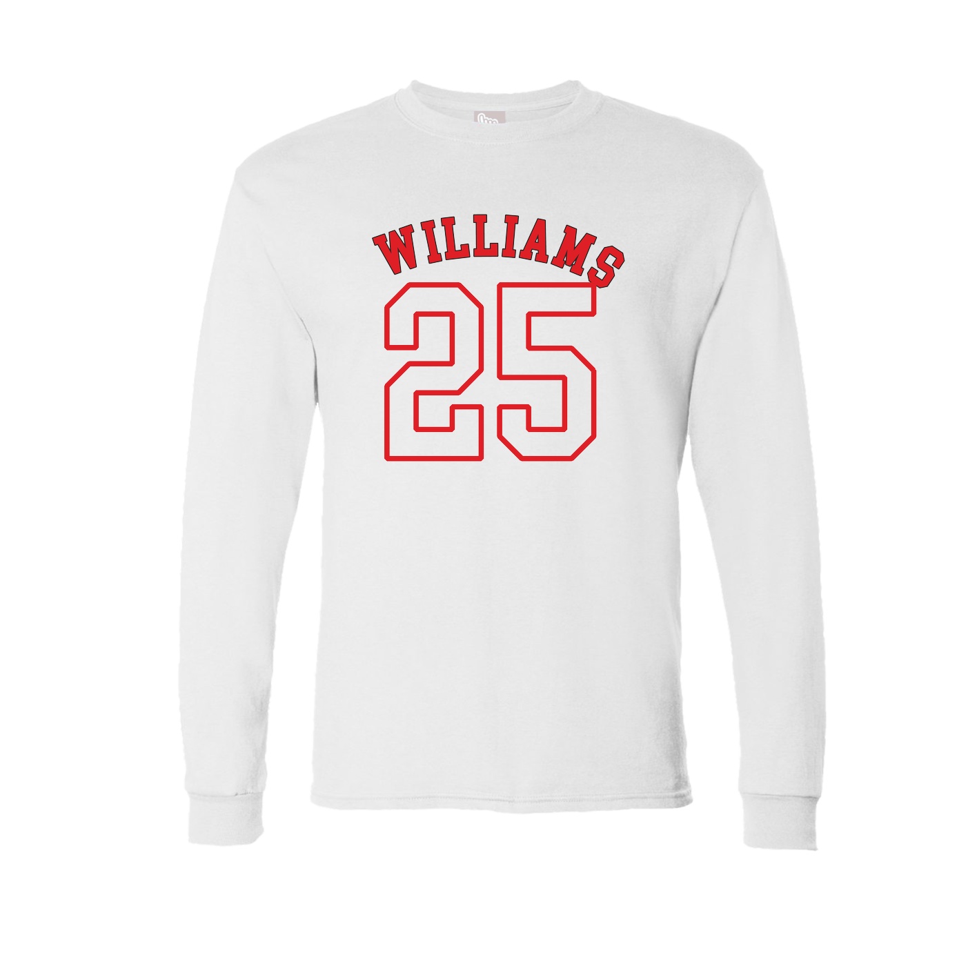 Long Sleeve Tee — Shirsey Arch in White