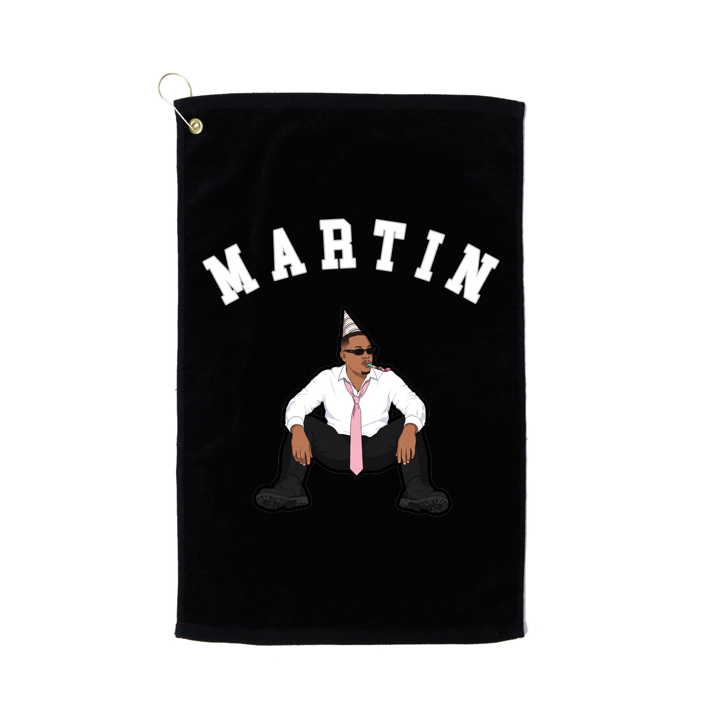 Golf Towel — Shirsey Arch in Black