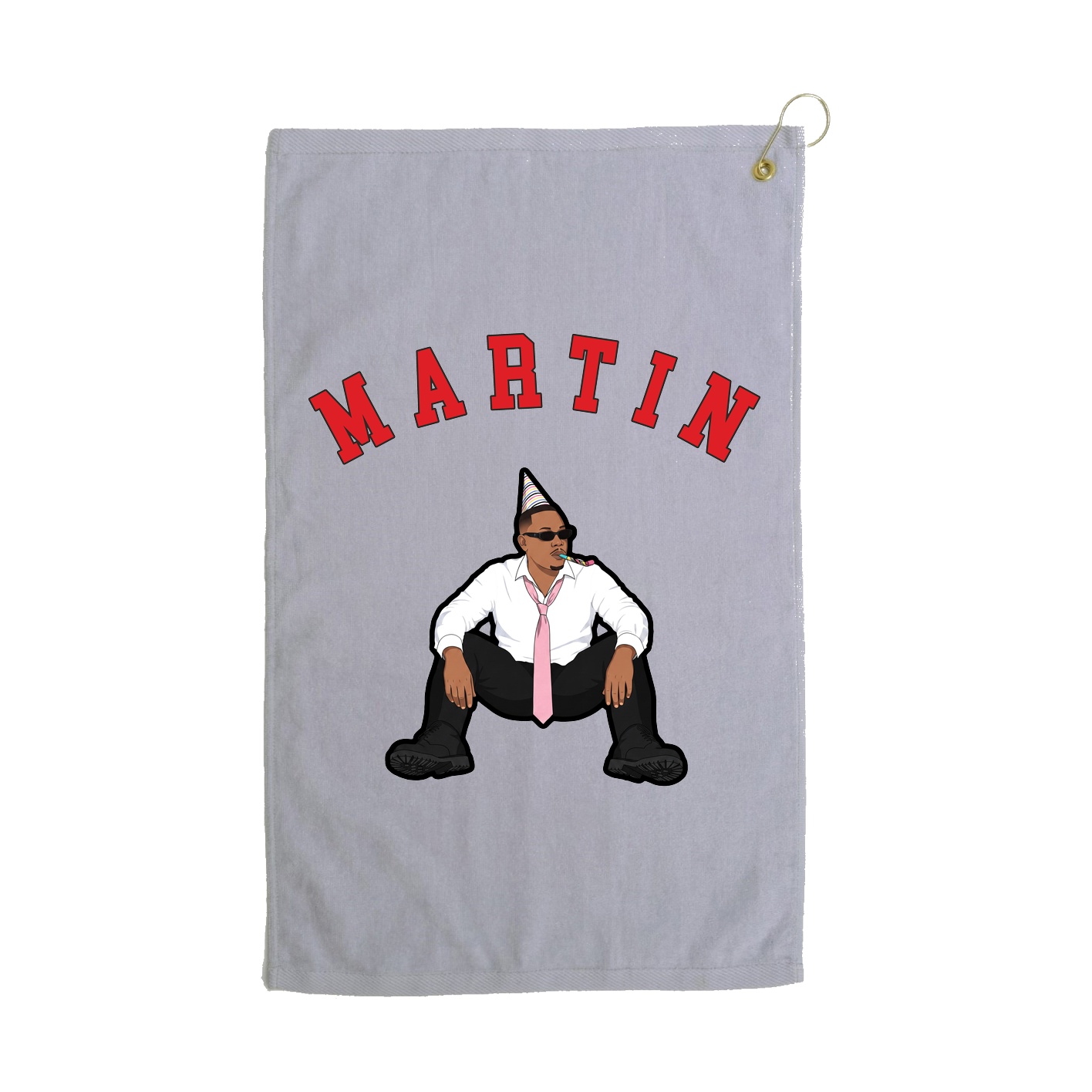 Golf Towel — Shirsey Arch in Grey