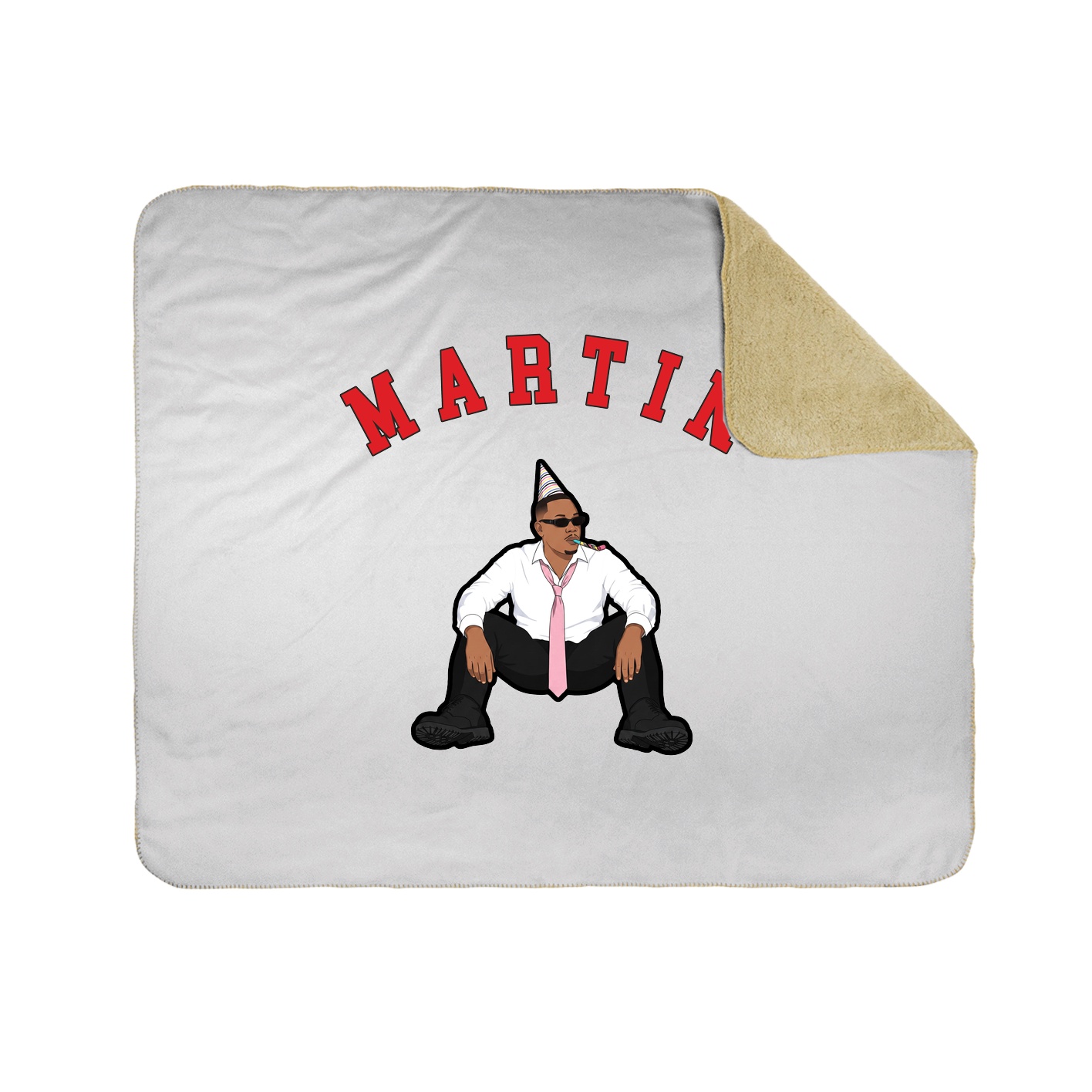 Throw Blanket — Shirsey Arch in White
