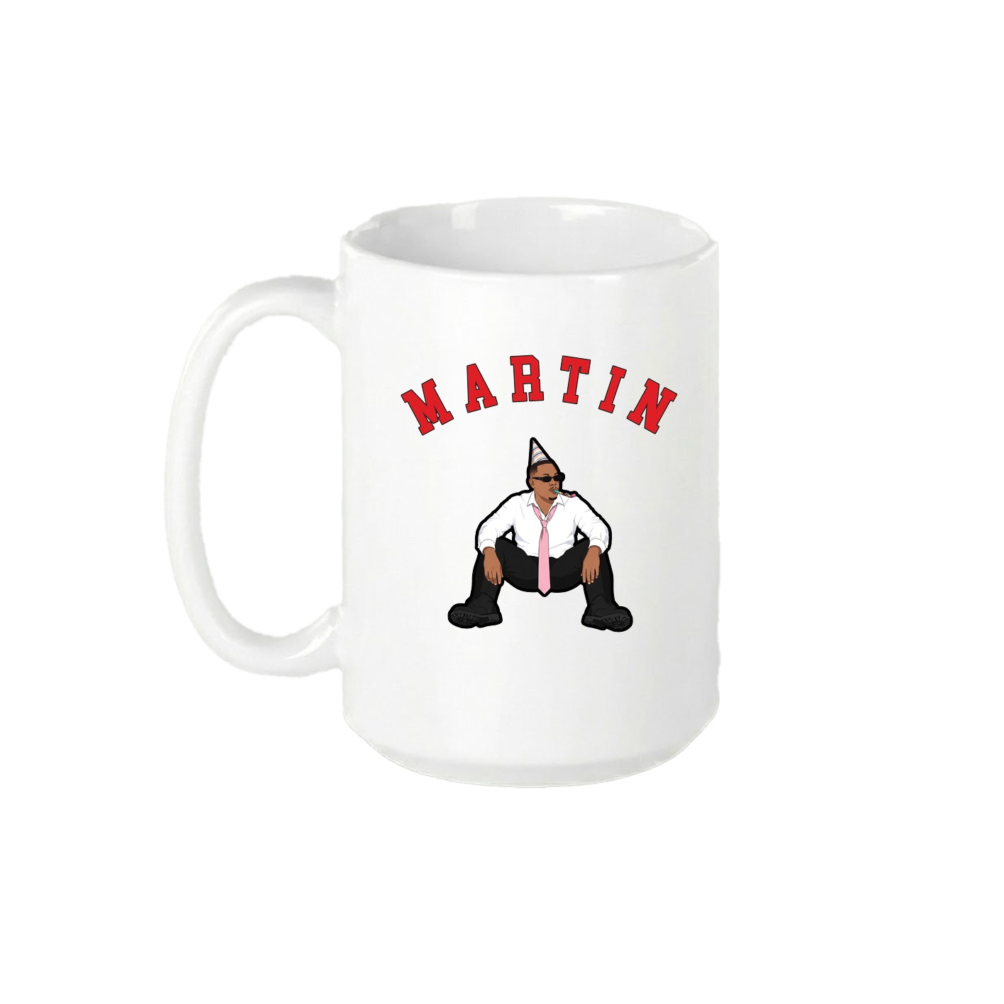 15oz Coffee Mug — Shirsey Arch in White