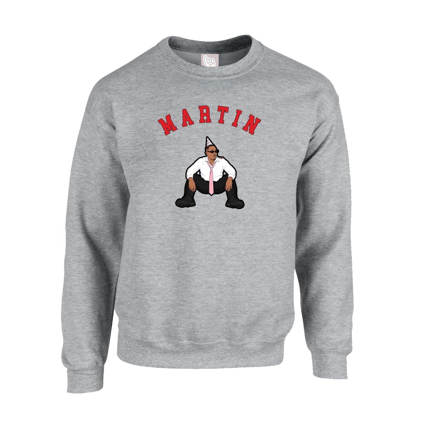 Fleece Crew — Shirsey Arch in Grey