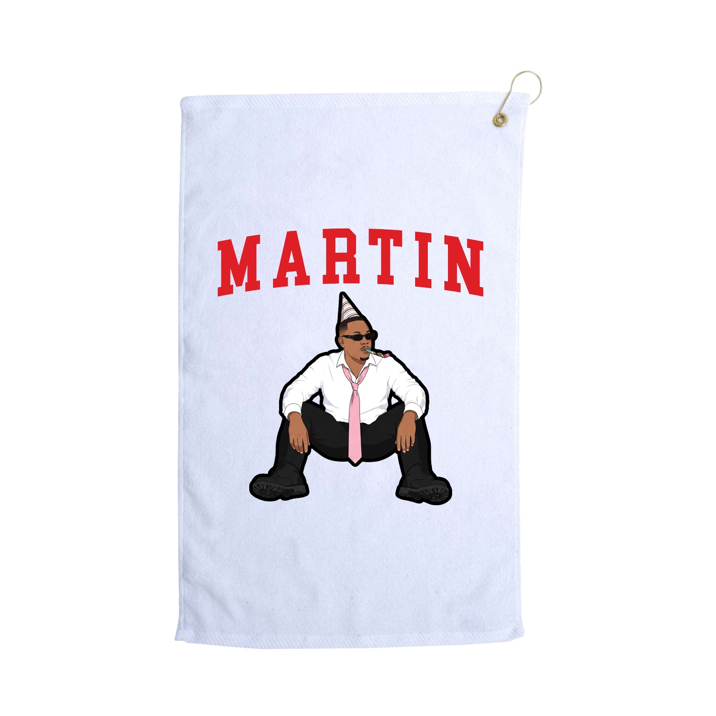 Golf Towel — Shirsey in White