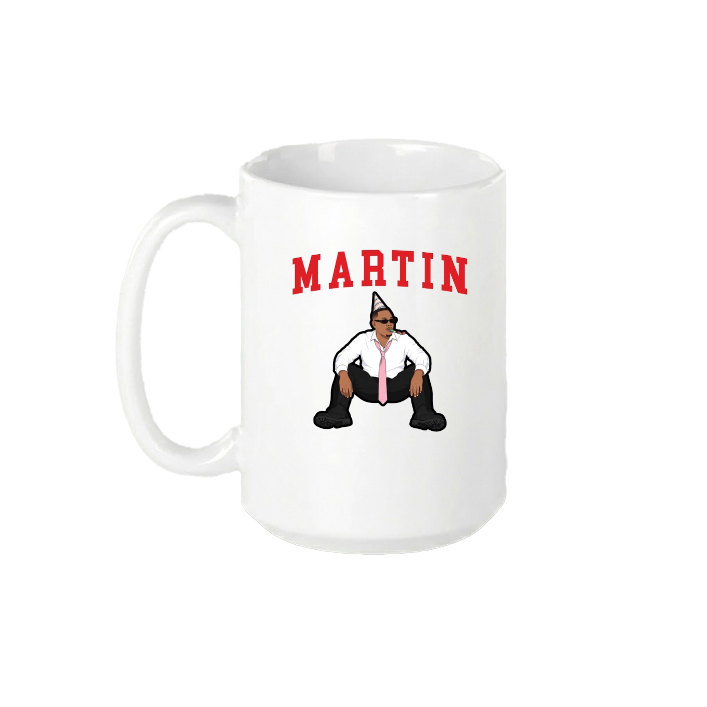 15oz Coffee Mug — Shirsey in White