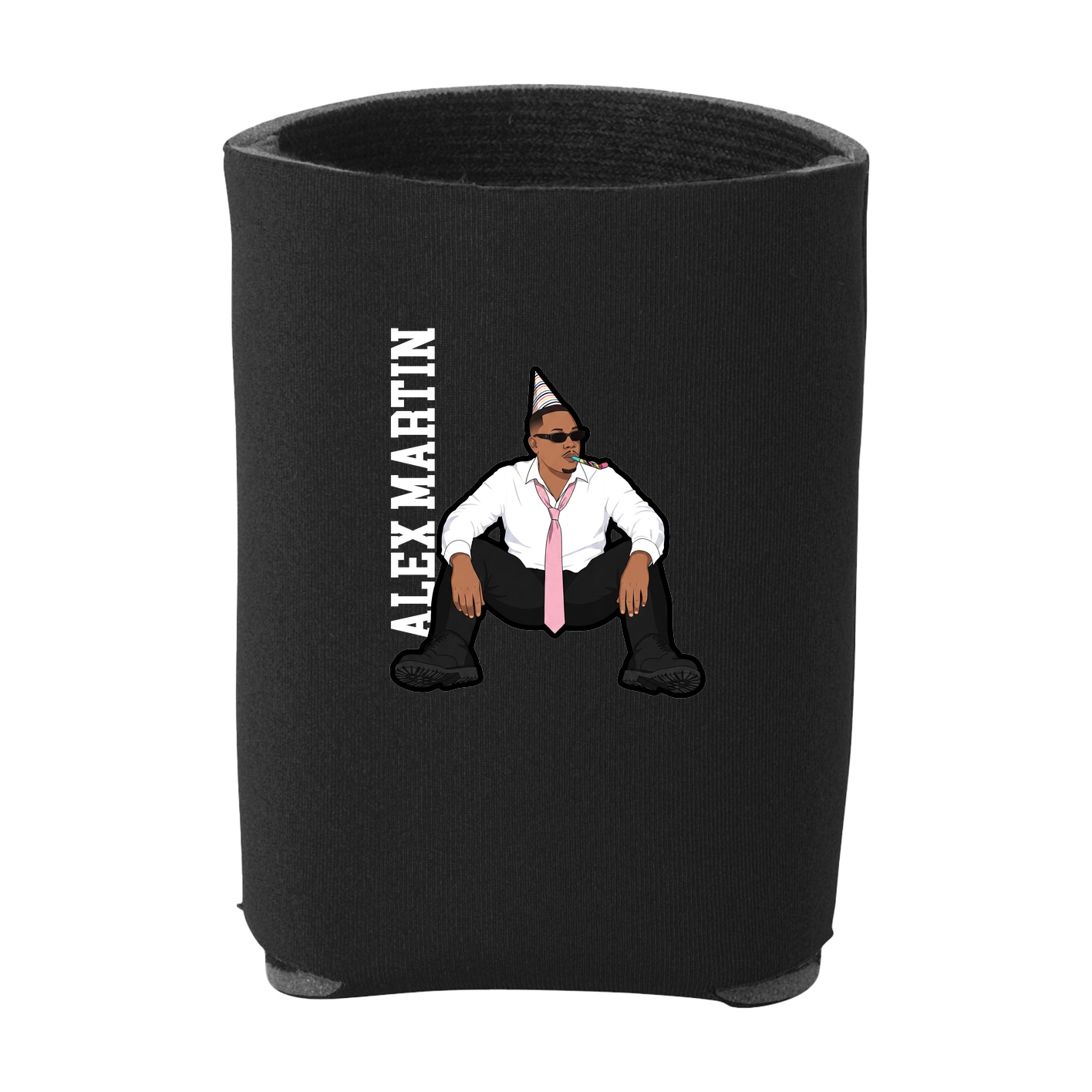 Can Holder — Name Vertical in Black
