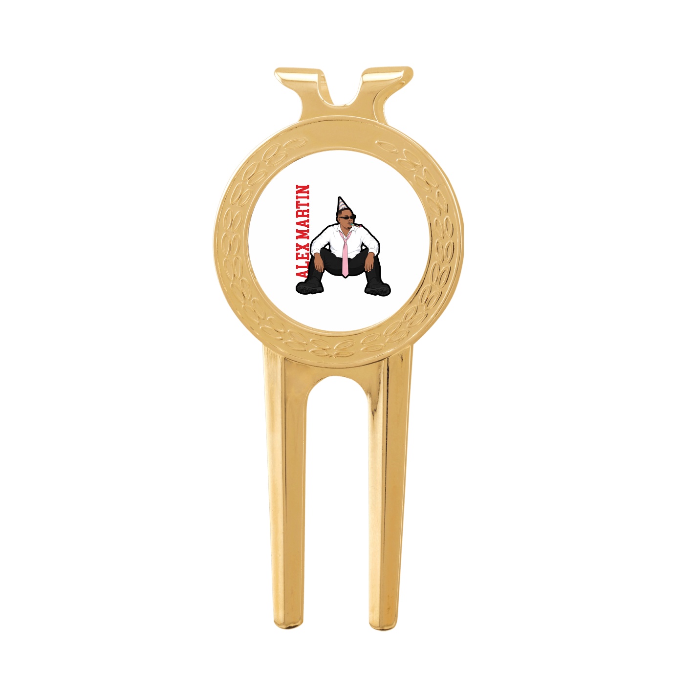 Divot Tool with Ball Marker — Name Vertical in Classic