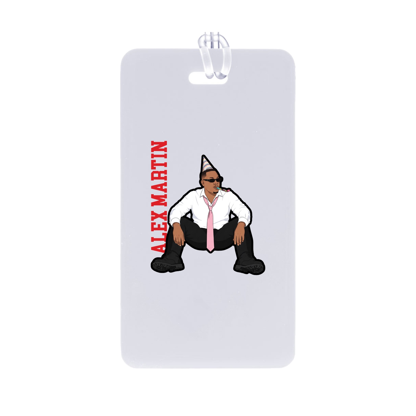 Bag Tag — Name Vertical in Classic