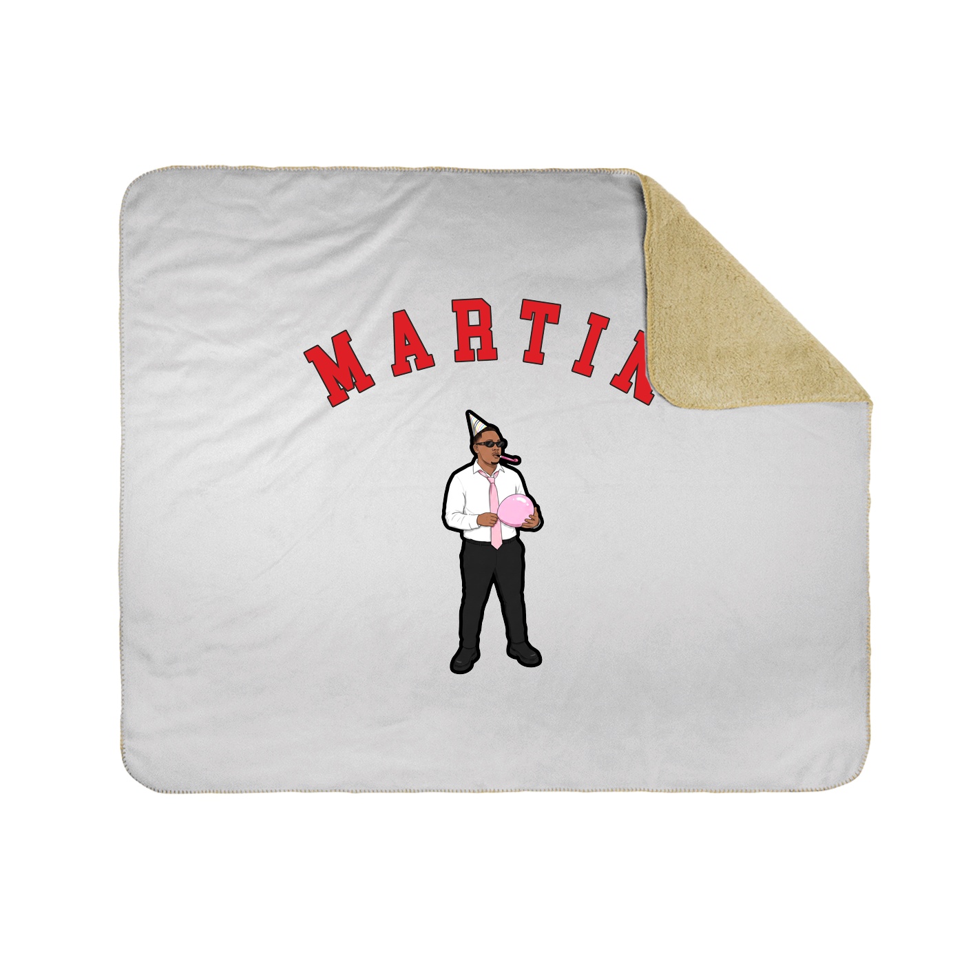 Throw Blanket — Shirsey Arch in White
