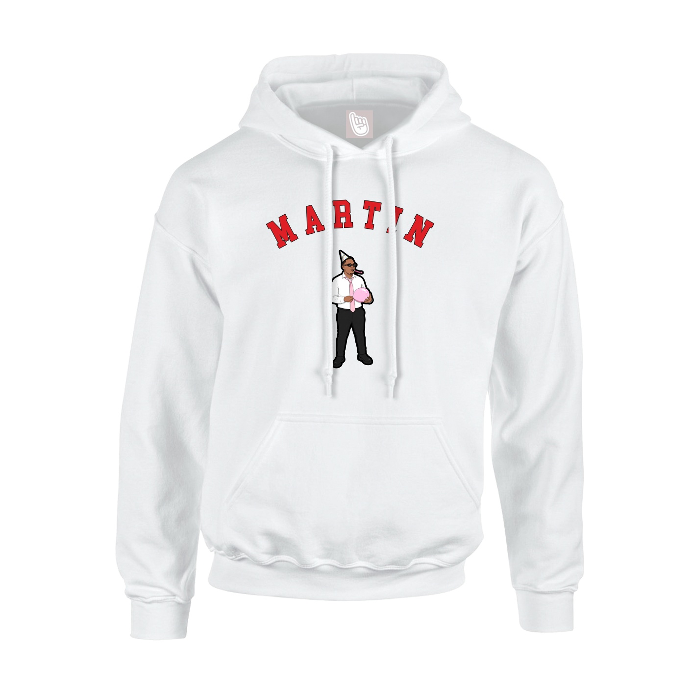 Hoodie — Shirsey Arch in White