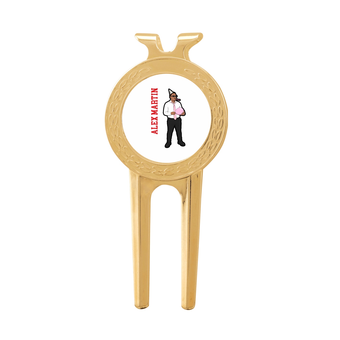 Divot Tool with Ball Marker — Name Vertical in Classic