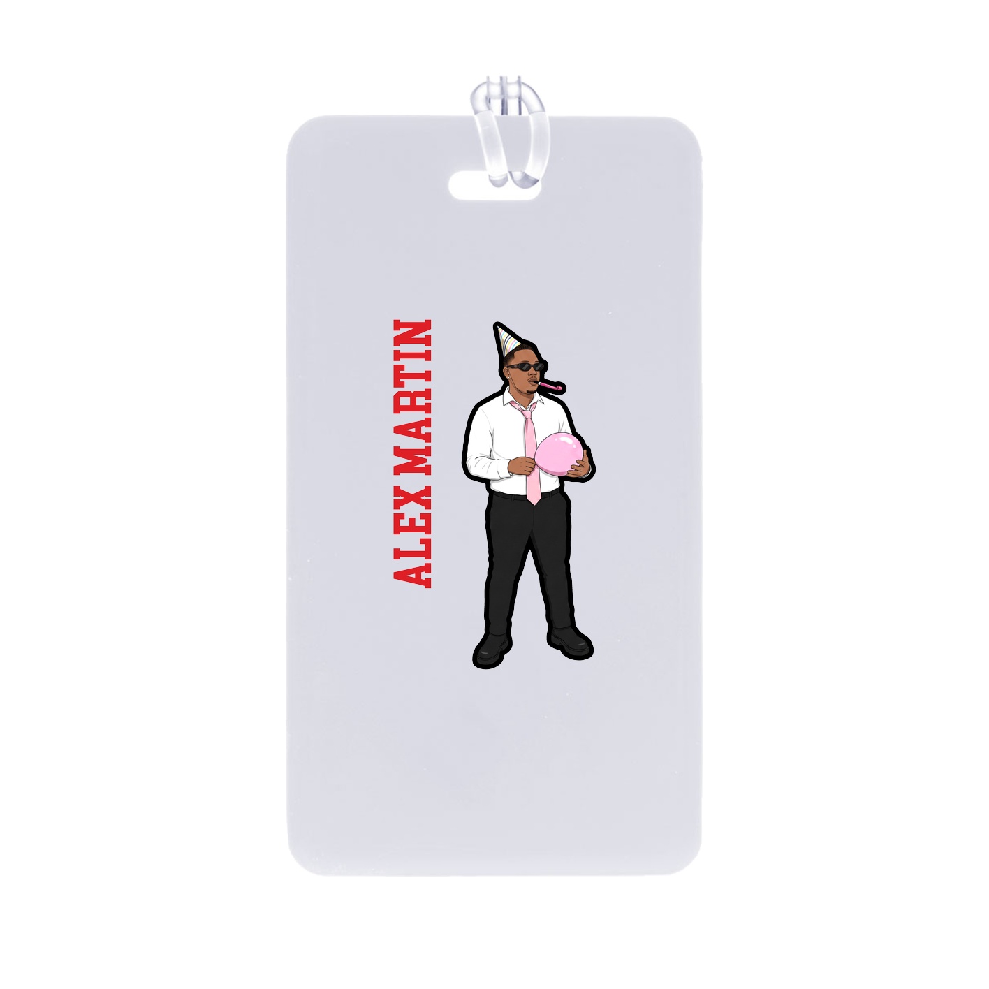 Bag Tag — Name Vertical in Classic