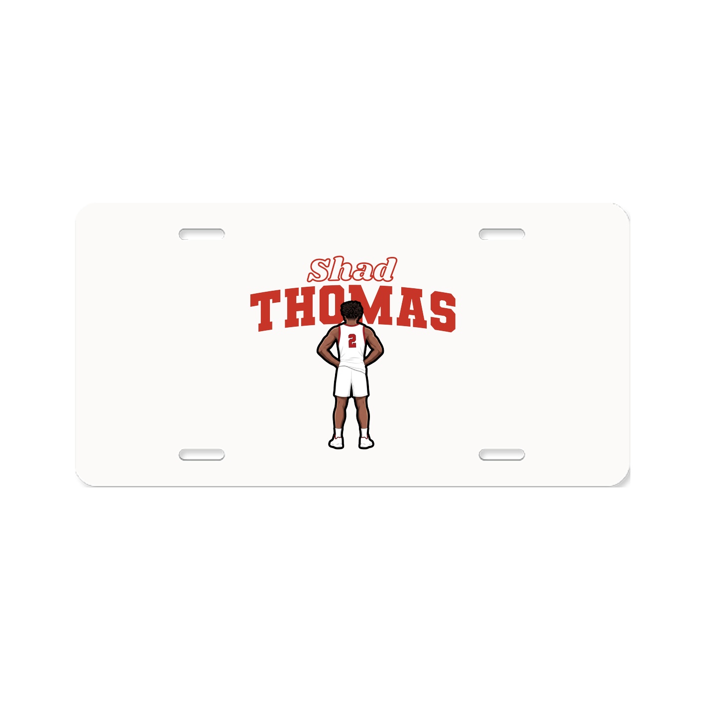 License Plate — Name Arch in Classic