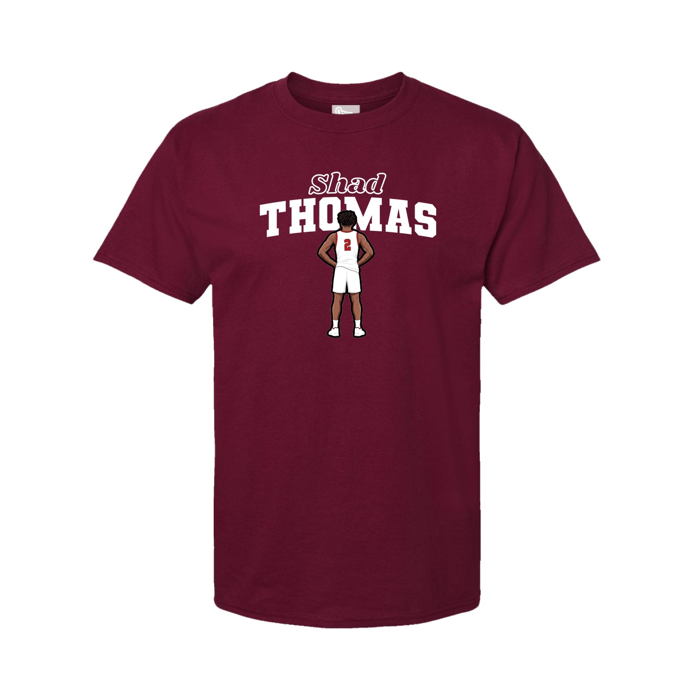 Youth Tee — Name Arch in Cardinal