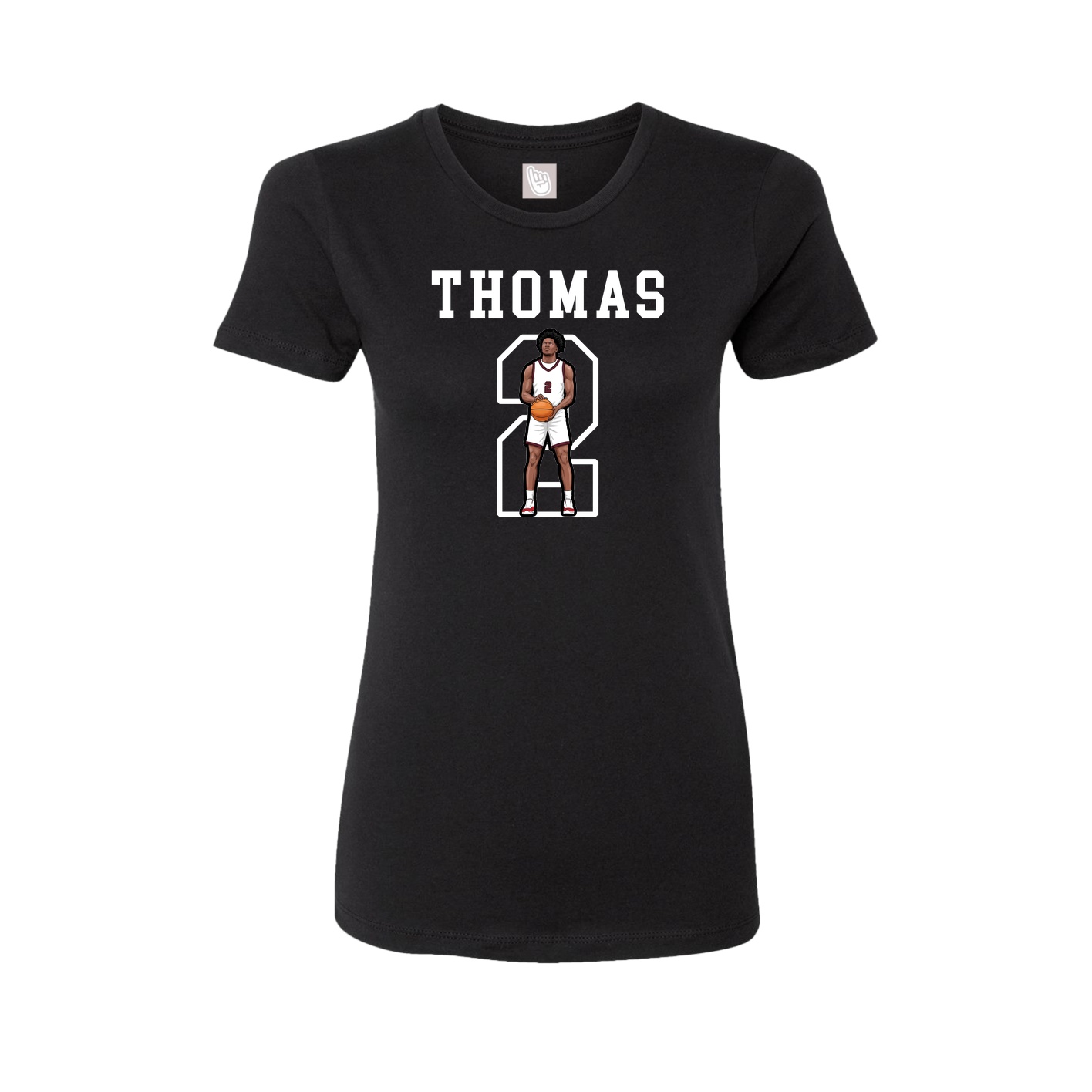 Fitted Women's Tee — Shirsey in Black
