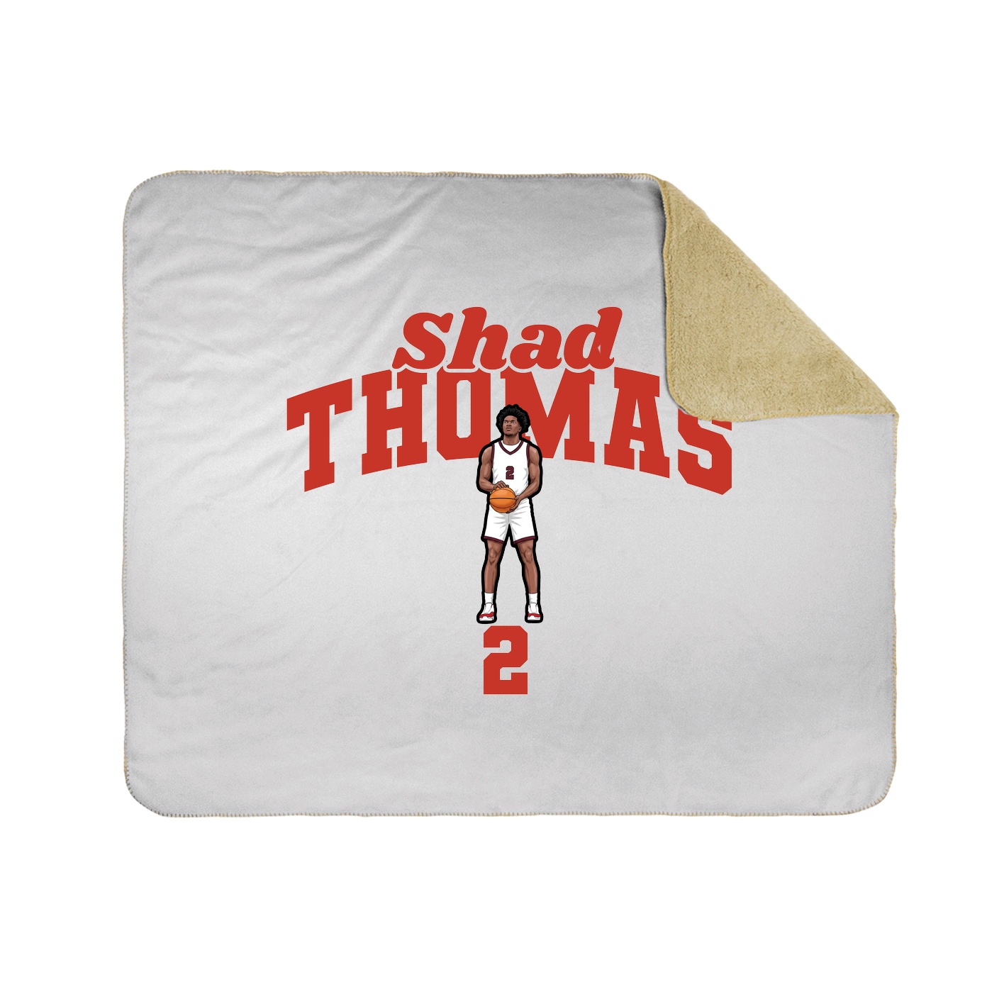 Throw Blanket — Signature Arch in White