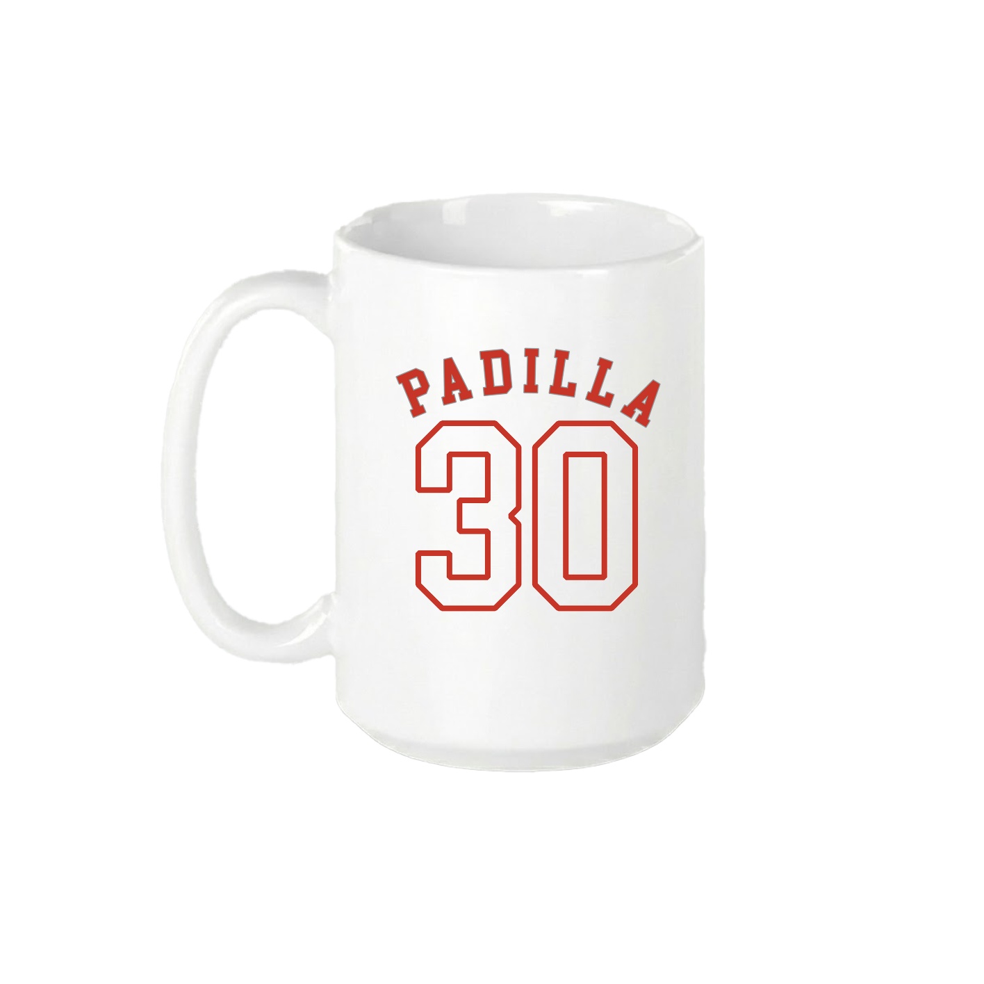 15oz Coffee Mug — Shirsey Arch in White