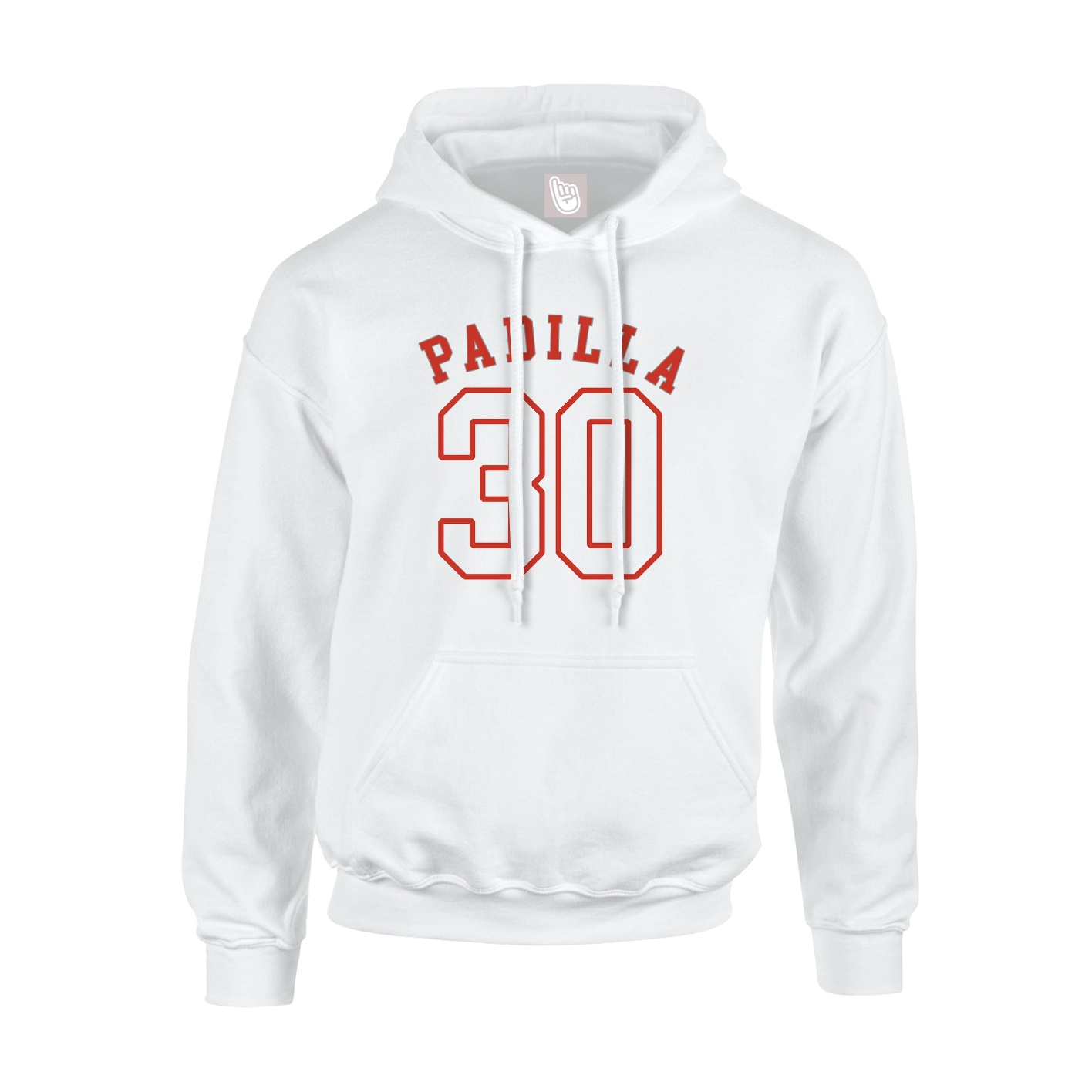 Hoodie — Shirsey Arch in White
