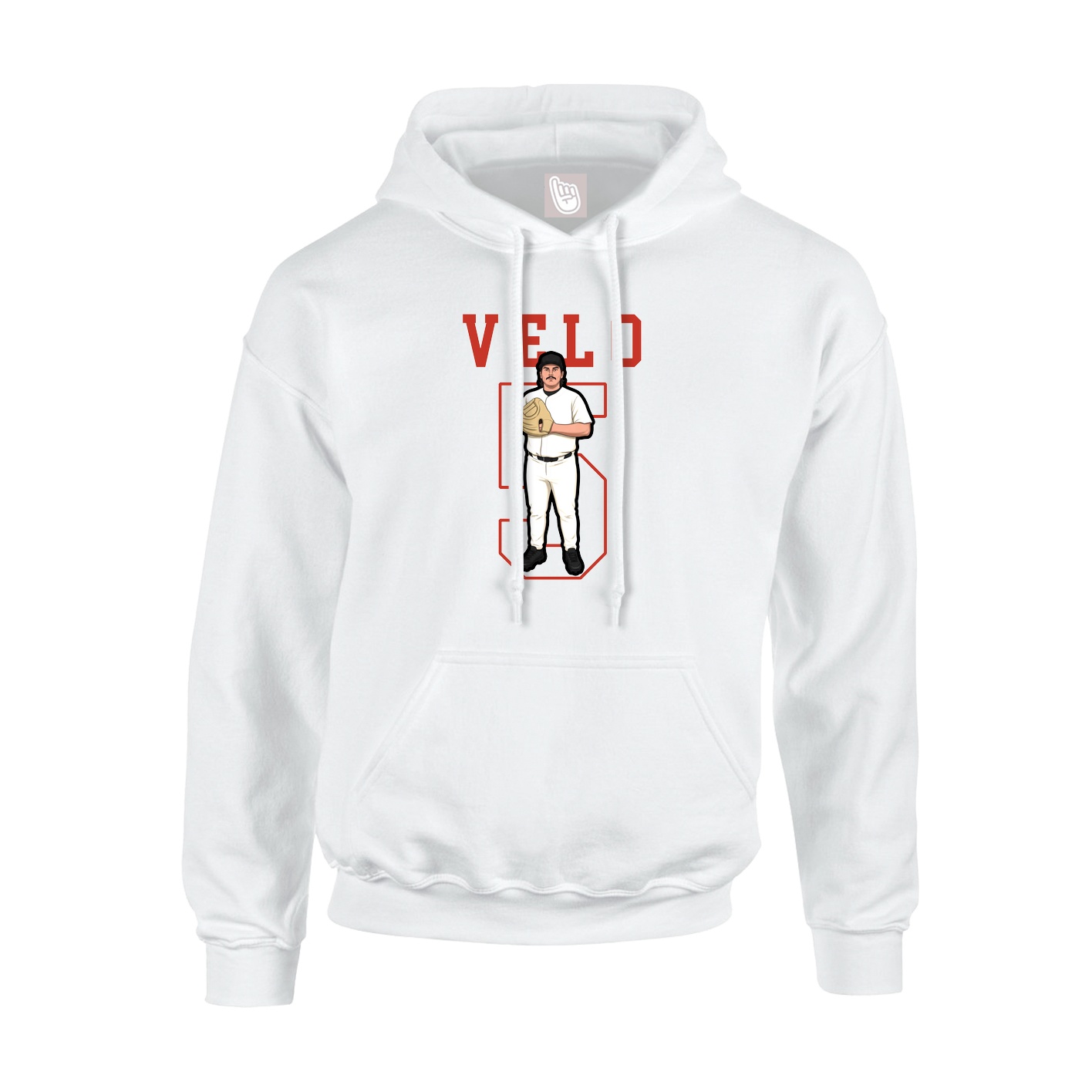 Hoodie — Shirsey in White