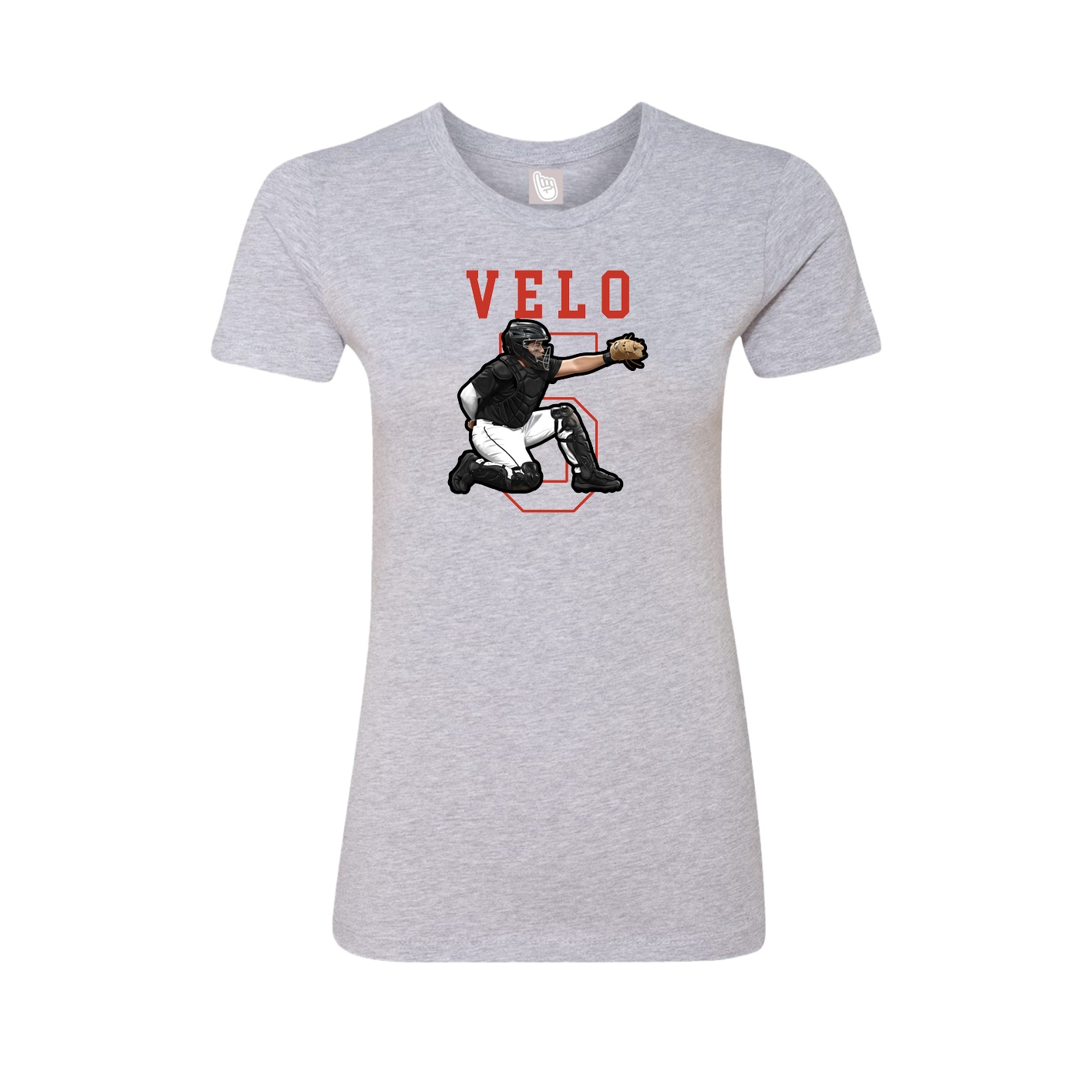 Fitted Women's Tee — Shirsey in Grey