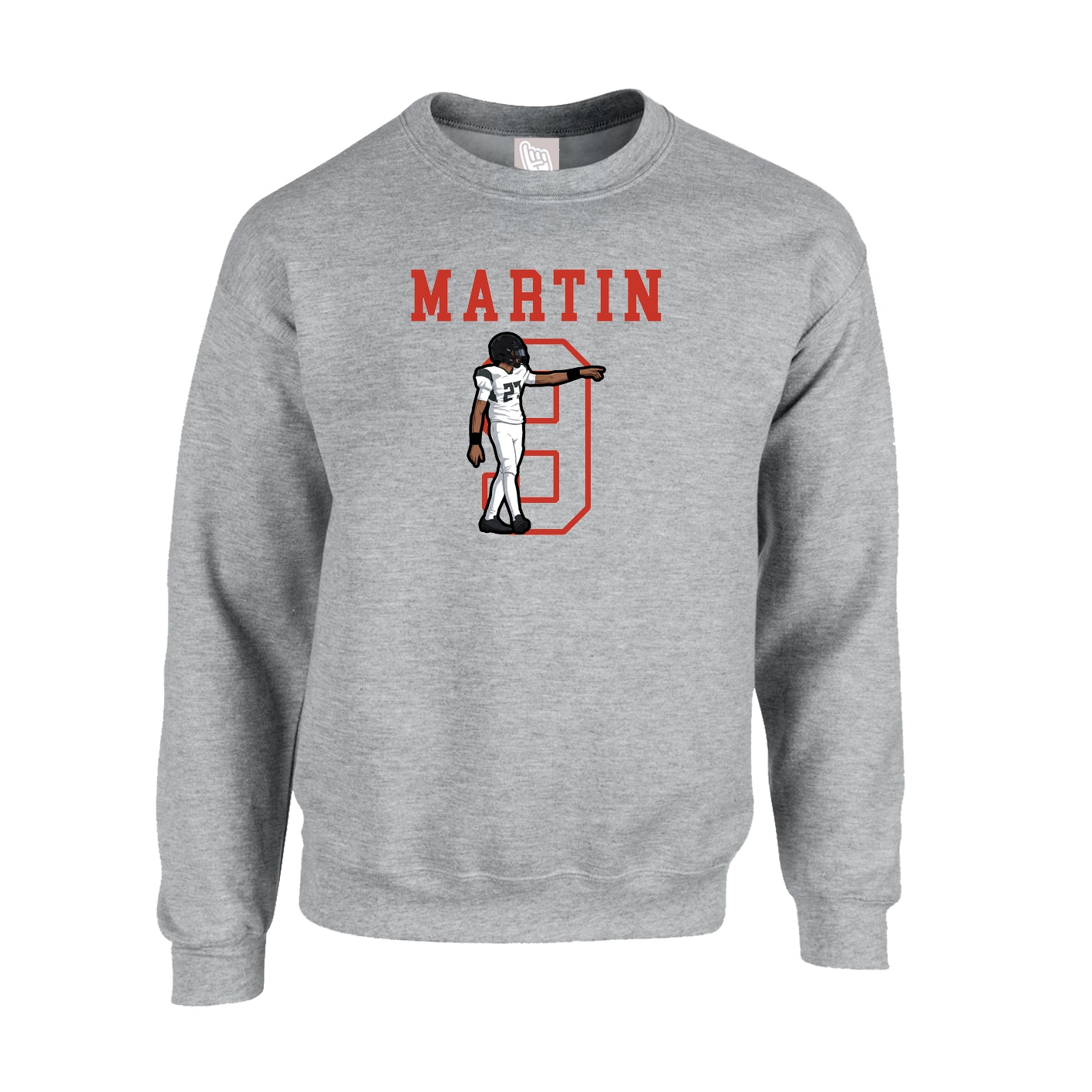 Fleece Crew — Shirsey in Grey