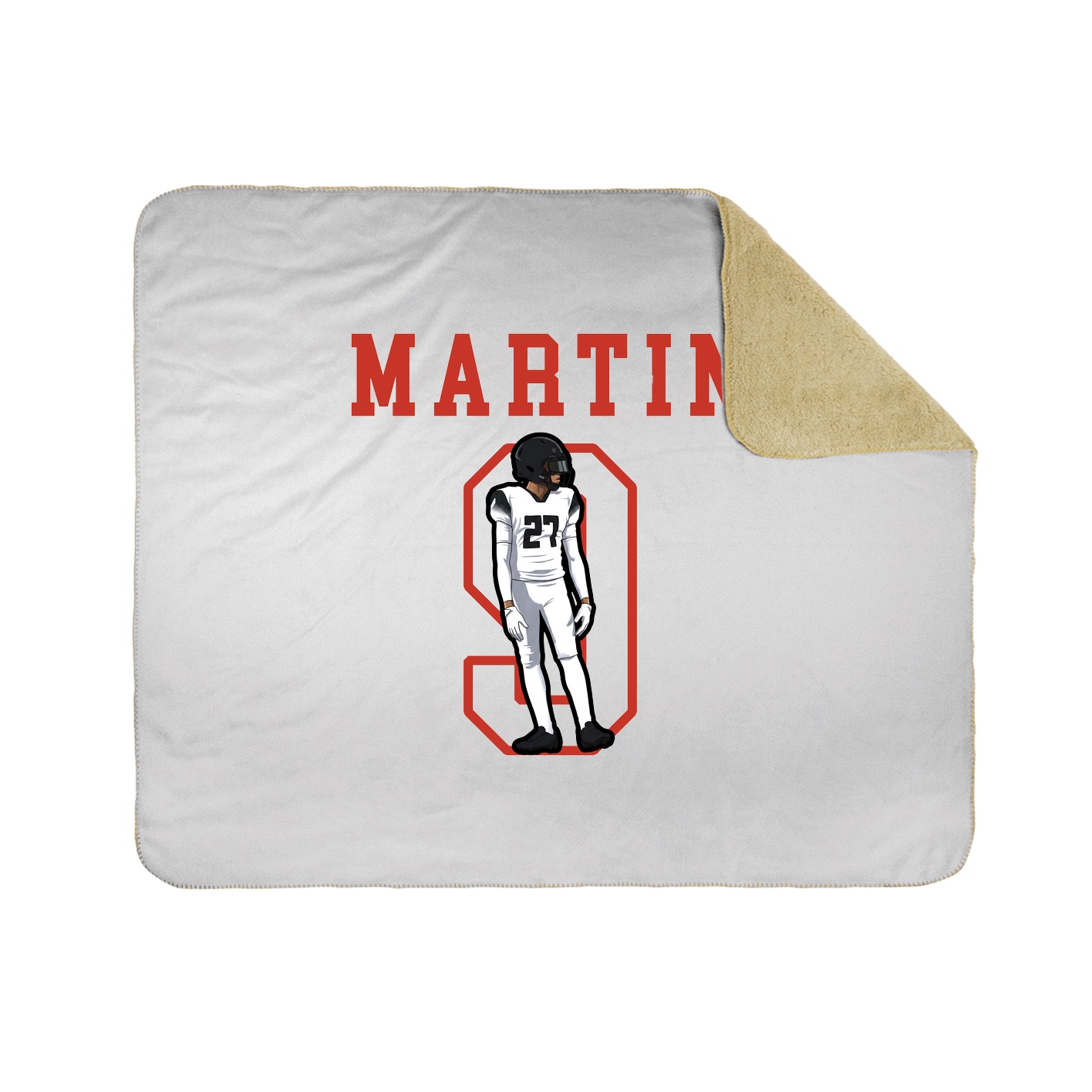 Throw Blanket — Shirsey in White