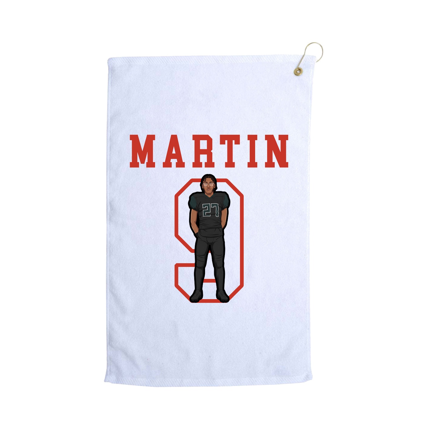Golf Towel — Shirsey in White