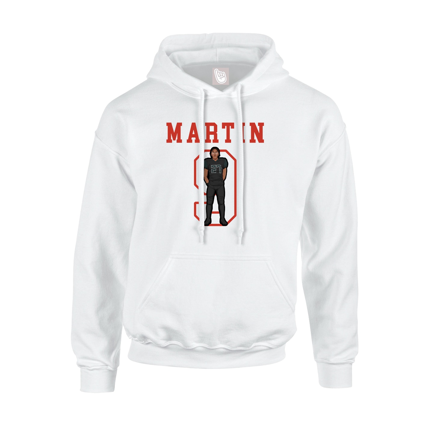 Hoodie — Shirsey in White