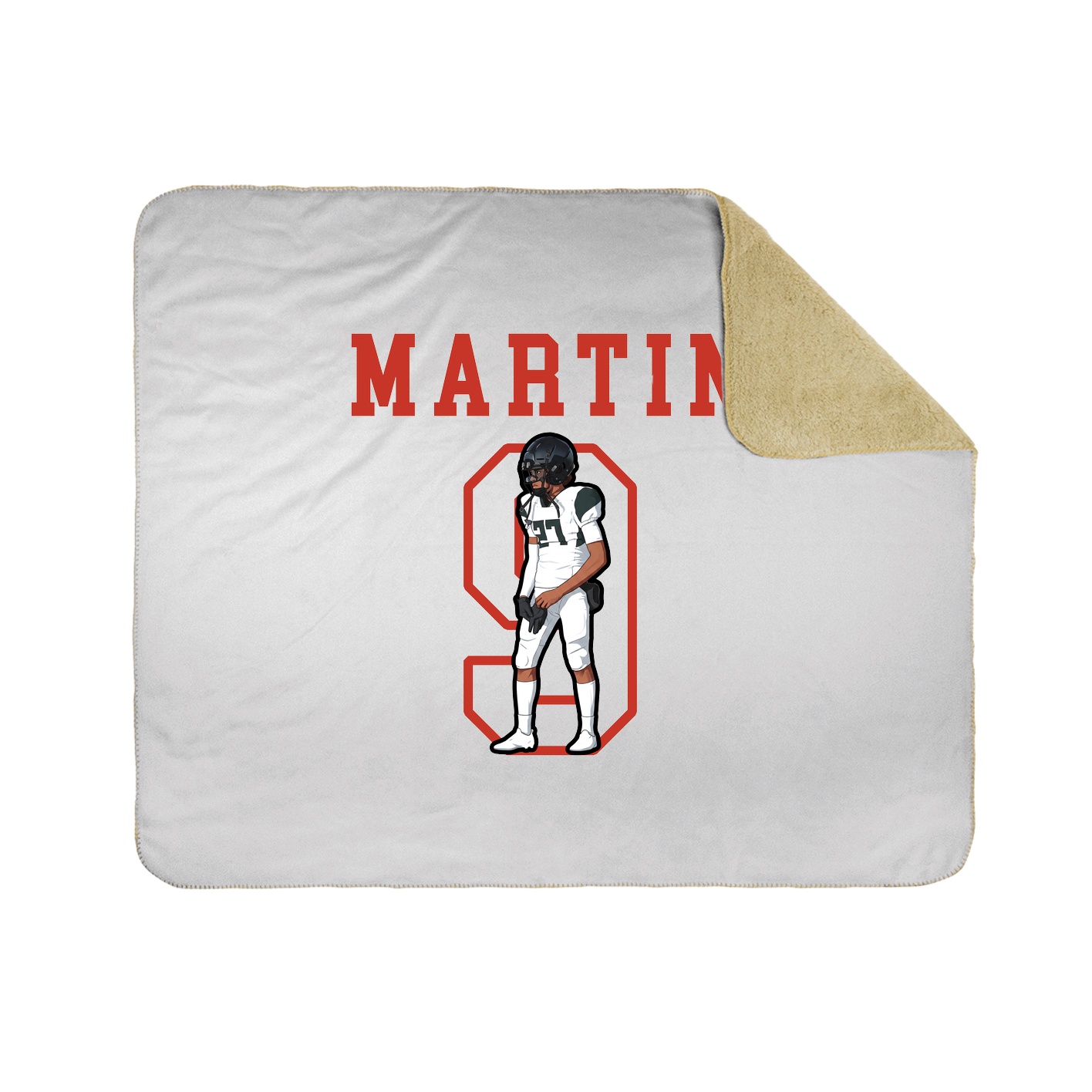 Throw Blanket — Shirsey in White
