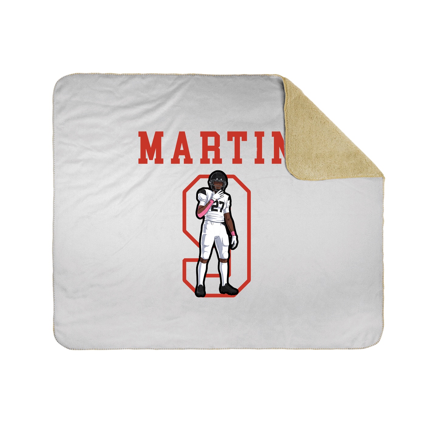 Throw Blanket — Shirsey in White