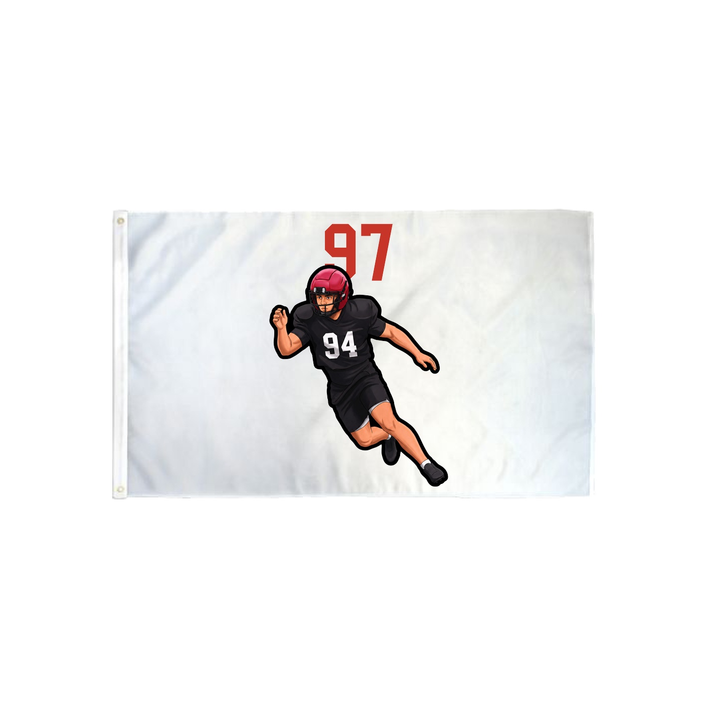3x5 Flag — Number Top in Classic