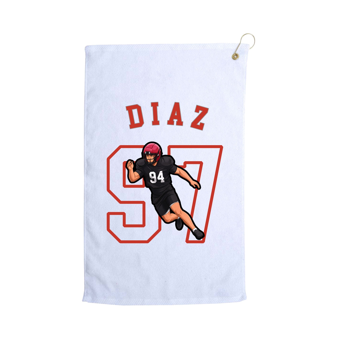 Golf Towel — Shirsey Arch in White