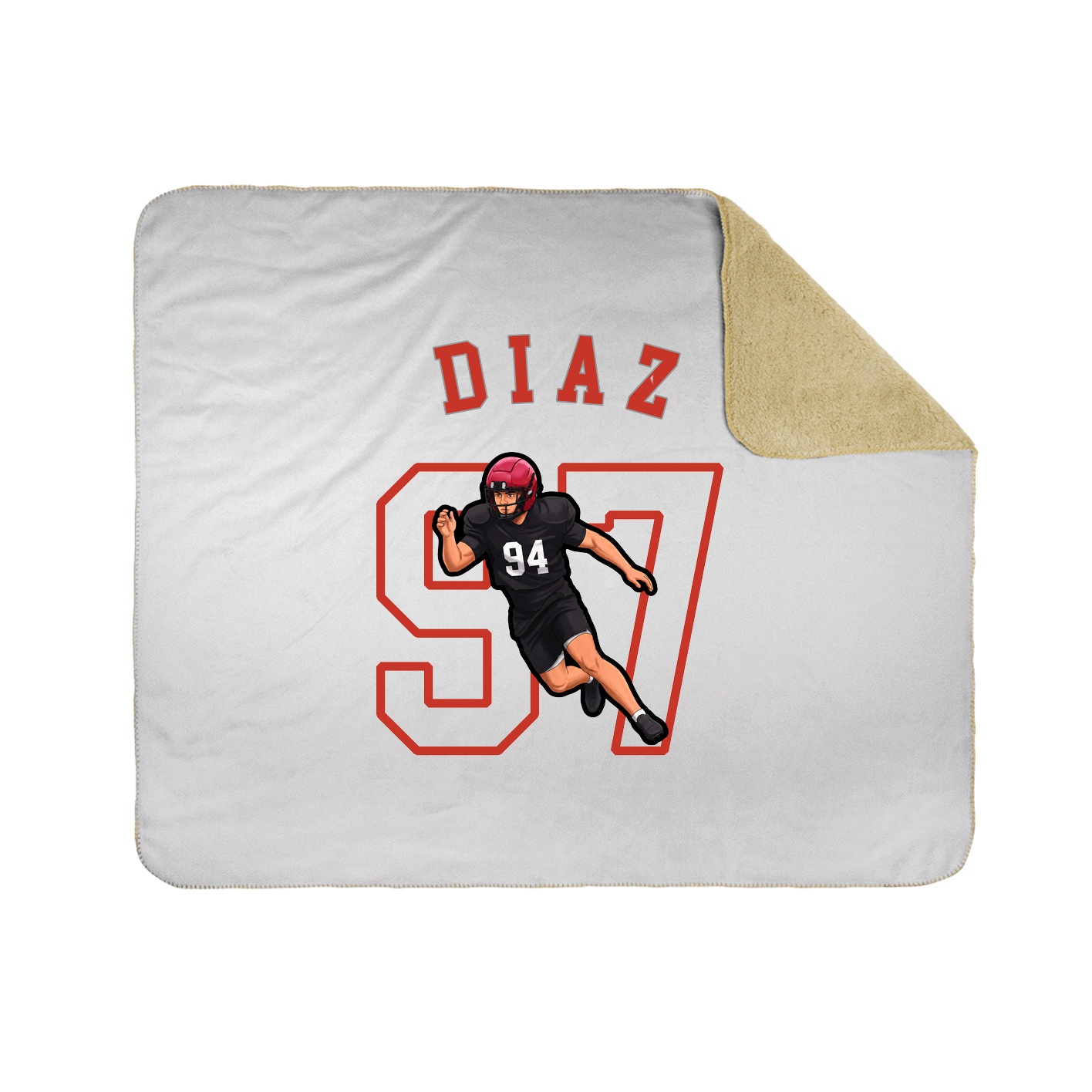 Throw Blanket — Shirsey Arch in White