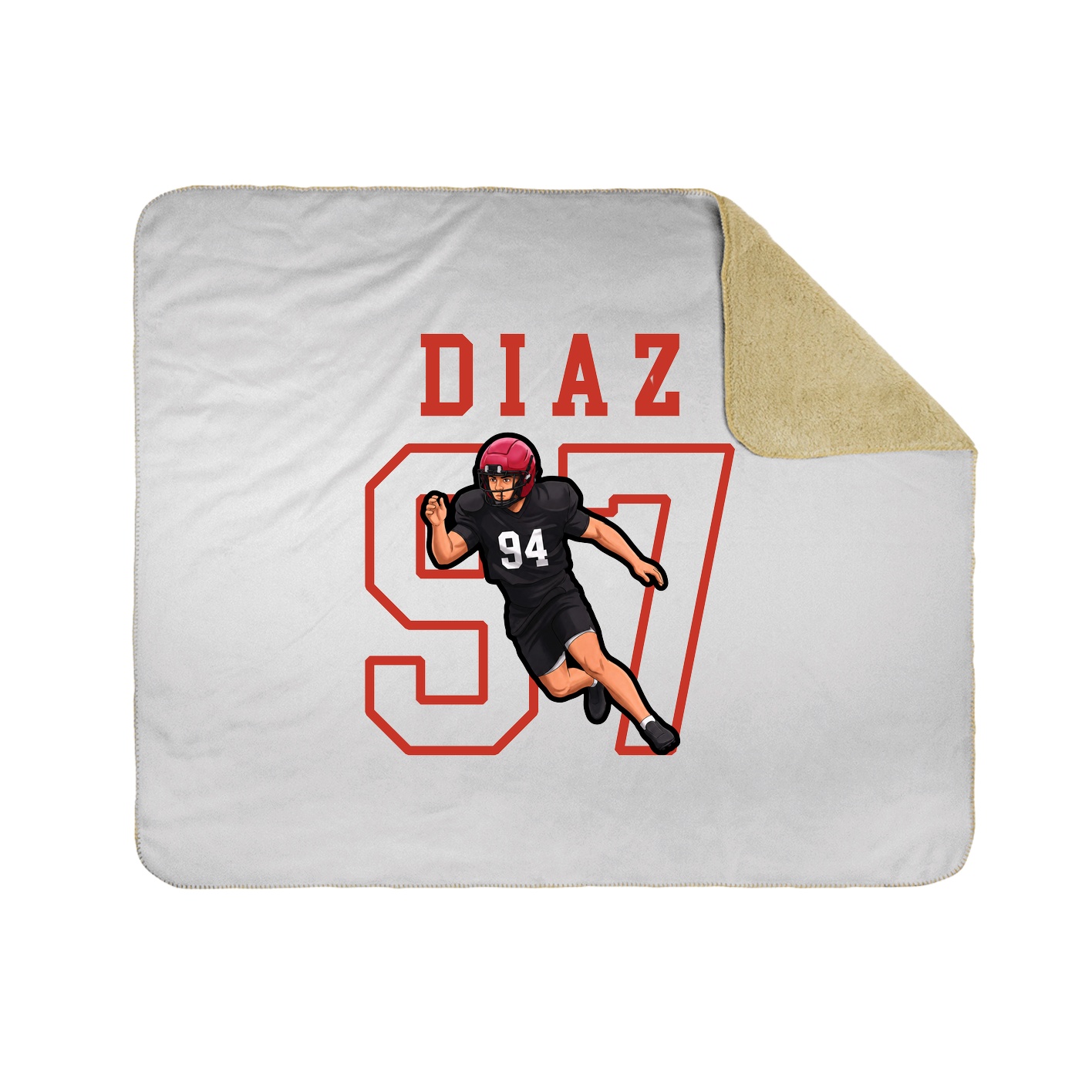 Throw Blanket — Shirsey in White